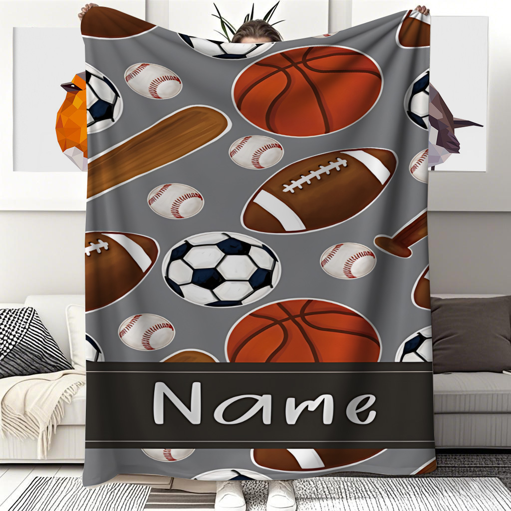 Sports Equipment And Names - Koc z własnym imieniem, szary, w