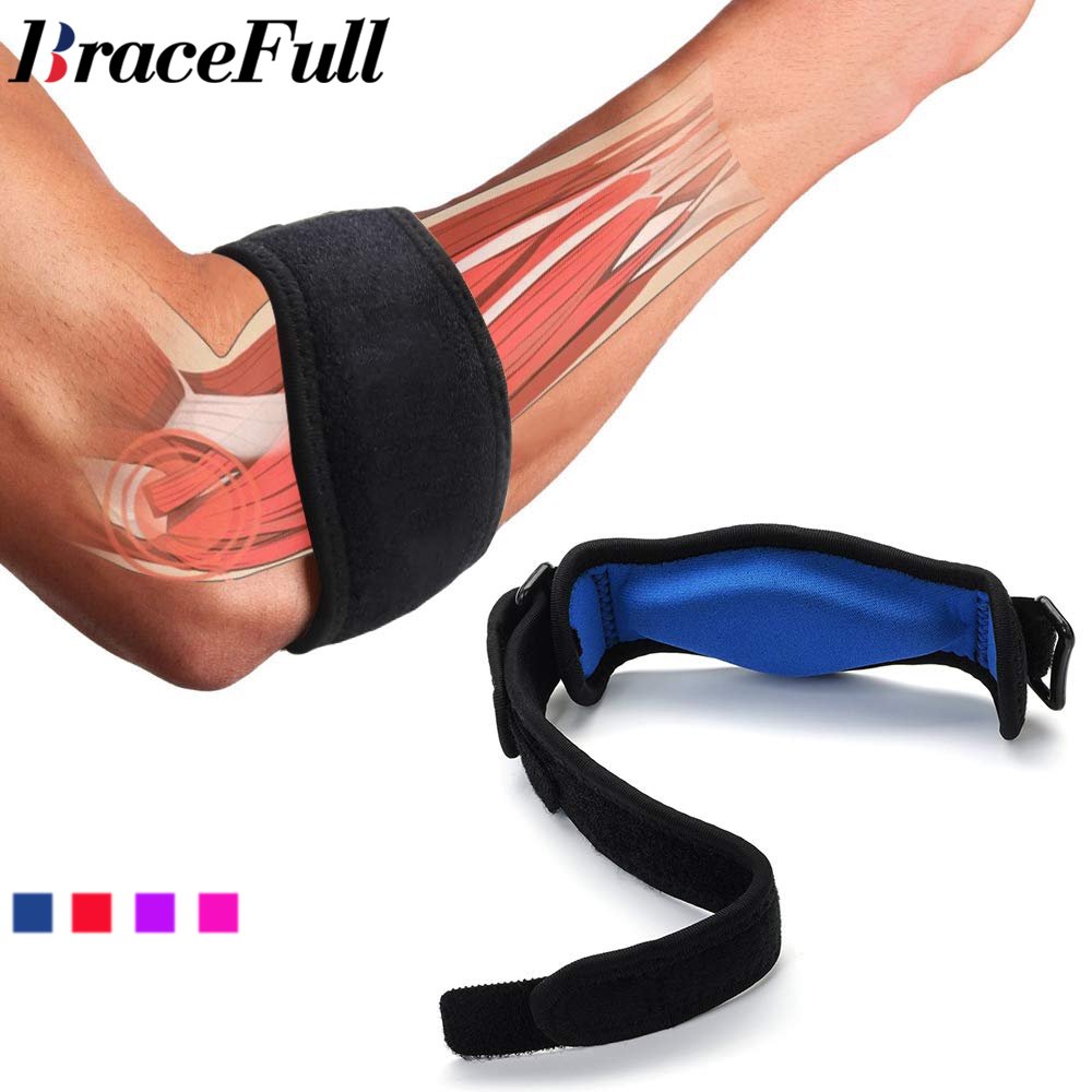 Tennis Elbow Brace - 1 szt. Orteza łokcia tenisowego, podkładki