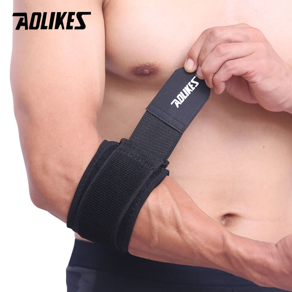 Tennis Elbow Brace - AOLIKES 1 szt. Regulowane wsparcie łokcia