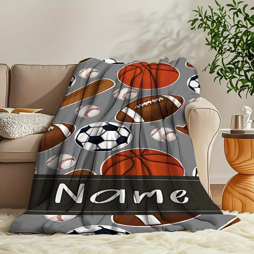 Koc z własnym imieniem, szary, – Sports Equipment And Names recenzja i cena
