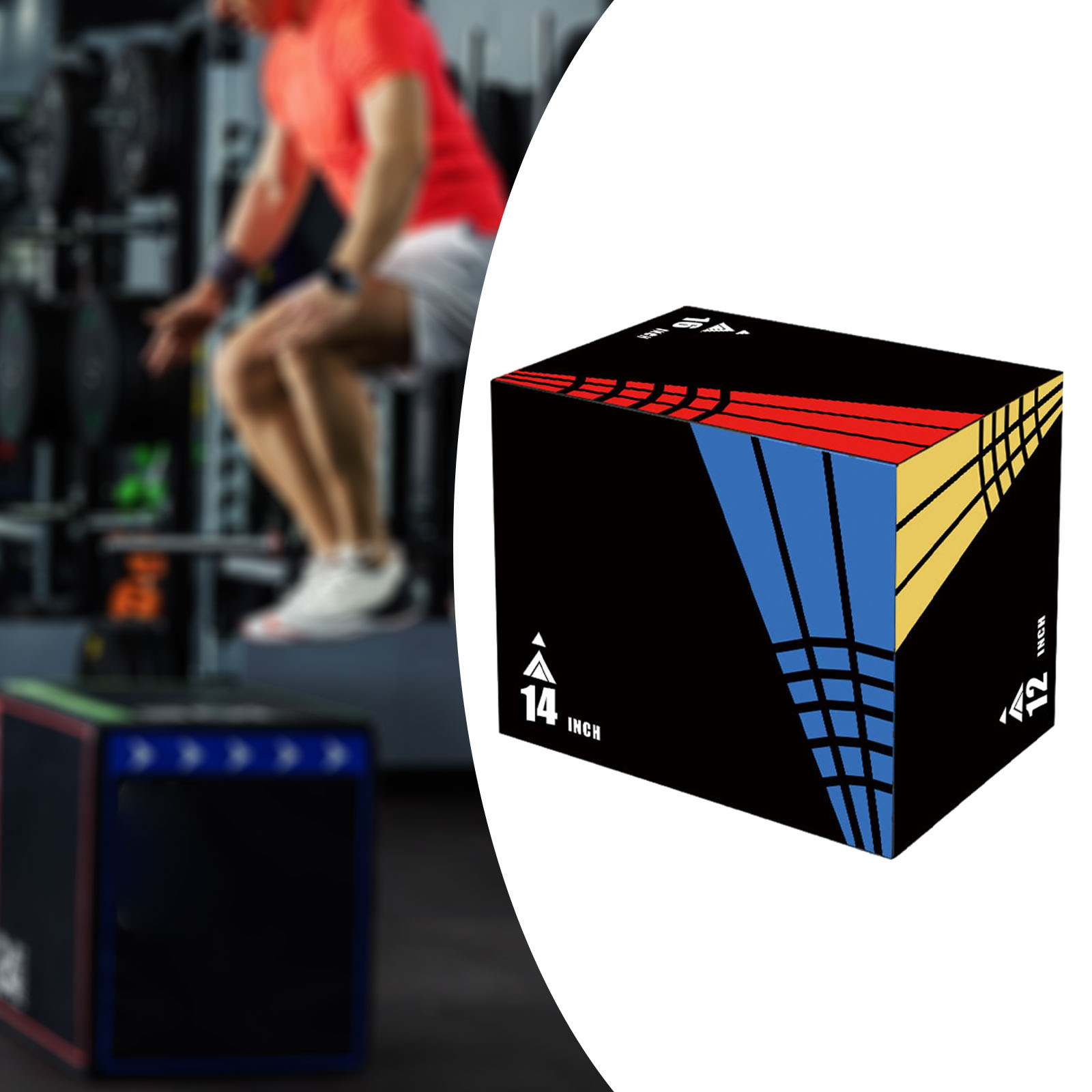 Pudełko do skakania 3 w 1, pud – Sports Equipment Storage Rack recenzja i cena