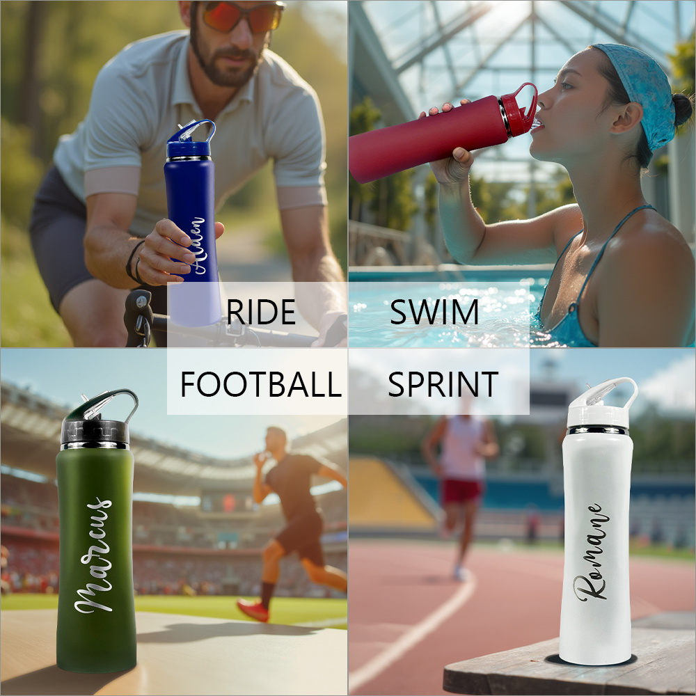 Personalizowana butelka na wod – Sports Equipment And Names recenzja i cena