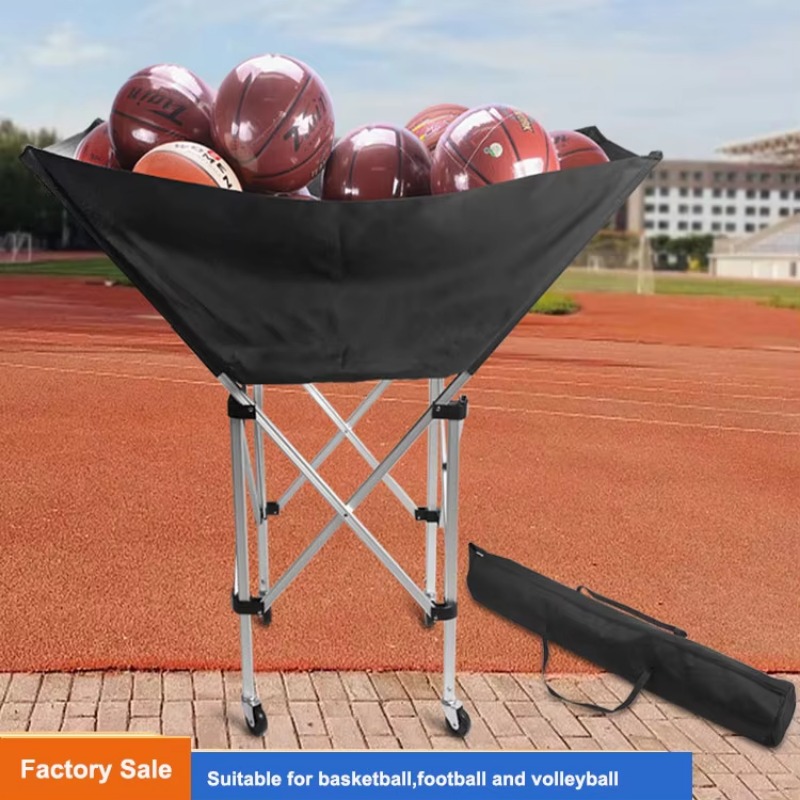 Wózek na piłki sportowe z alum – Sports Equipment For Volleyball recenzja i cena