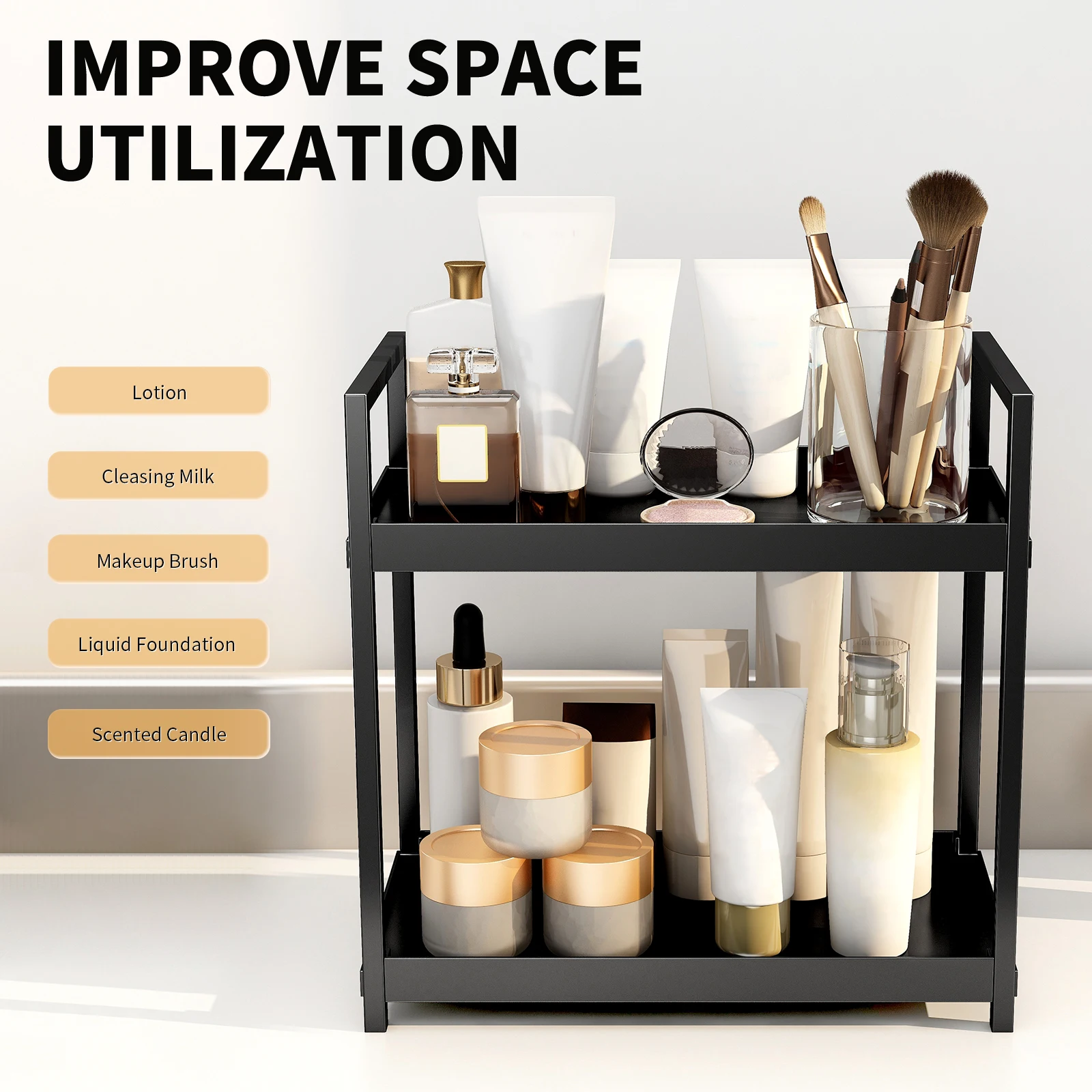 2-poziomowy regał na biurko do – Sports Equipment Storage Rack recenzja i cena